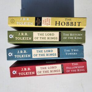 NEW J.R.R. Tolkien Book Bundle Set The Hobbit Lord of the Rings 4 Books Paperbac